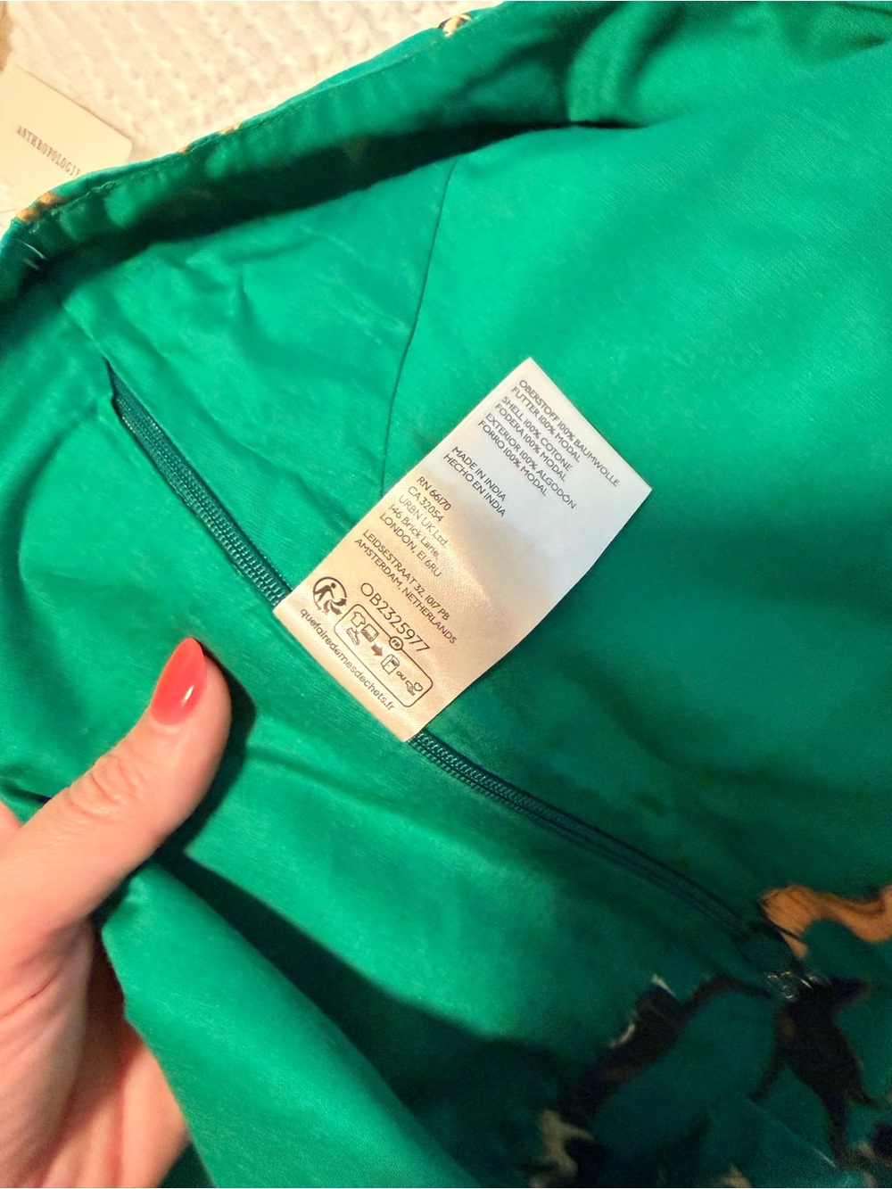 NWT Anthropologie Green Dog-Print Square Neck Tank - Picture 8 of 8